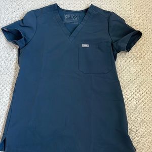 Figs scrub top XXS dark blue/teal
